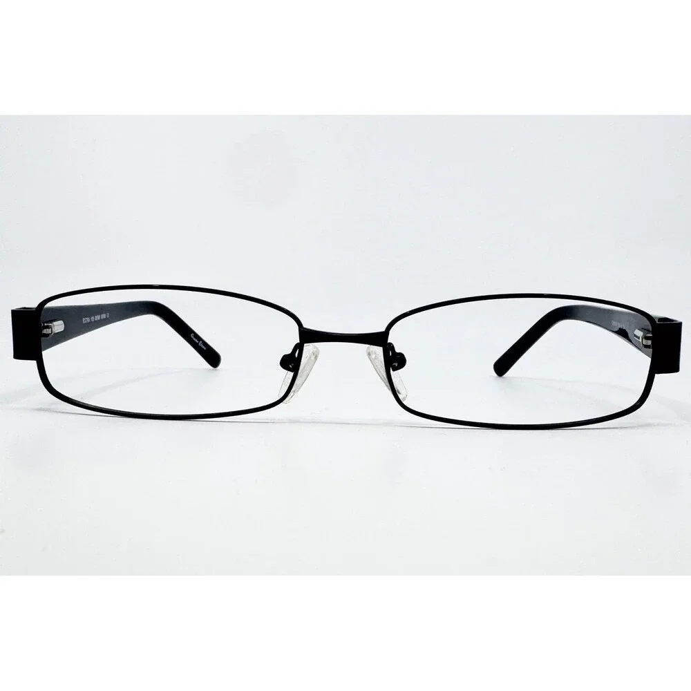 Extra 105 Eyeglasses Mens Black Ebony Rectangular Frame 58-18-150 58mm